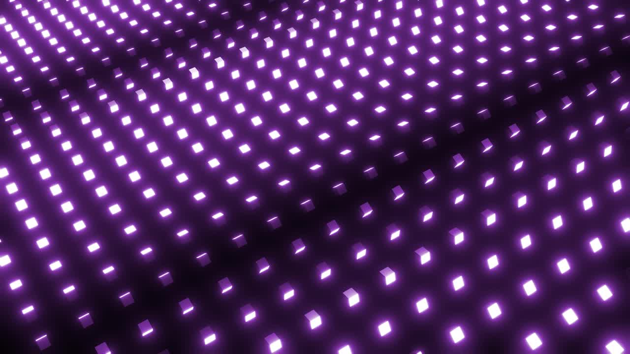 Motivo quadrato luminoso viola