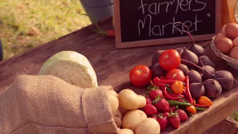 Couple-selling-organic-vegetables-at-market