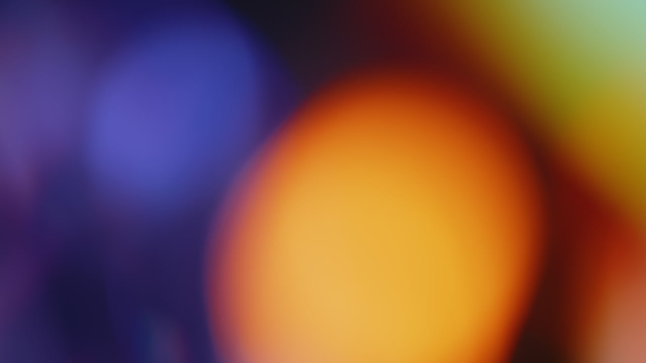 la luz multicolor filtra imágenes de 4k sobre fondo negro, vídeo estilizado, transiciones, efecto bokeh