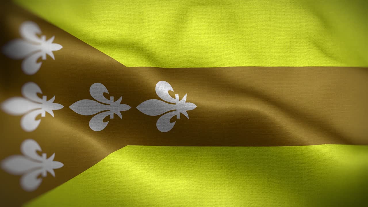 dorado bandera de puerto rico bucle de fondo 4k