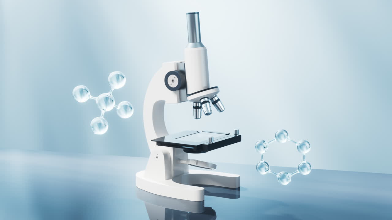 Scientific chemical laboratory equipments, 3d rendering.