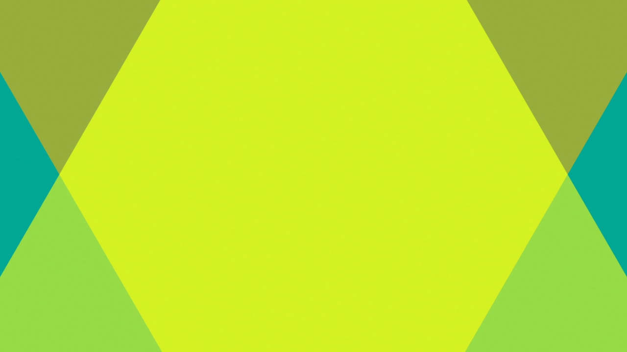 animación de formas geométricas triangulares en movimiento