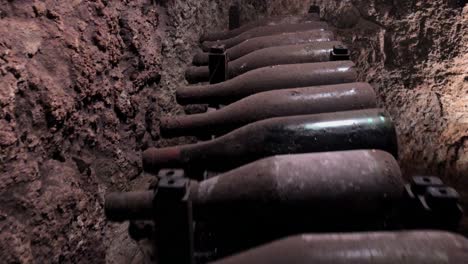 woman visiting a classic cellar-1