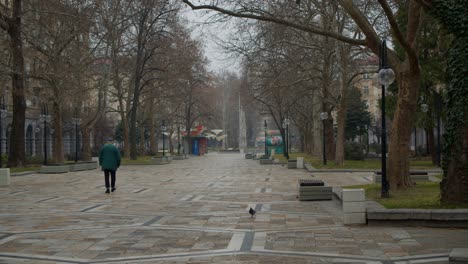 en una plaza en medio de dimitrovgrad, bulgaria