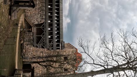 ruins of sigulda medieval castle, latvia