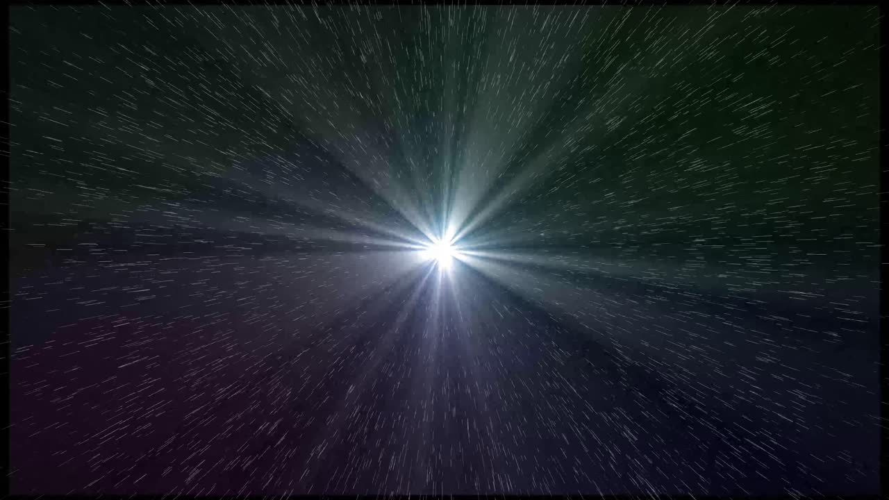 Starfield in space