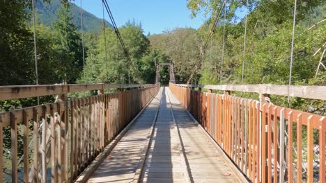 Unique-wooden-bridge-spanning-the-Skykomish-River-in-Washington-State