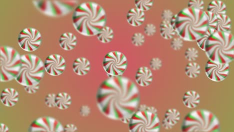 christmas peppermint candy sweets loop