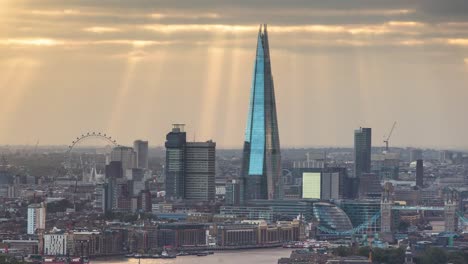 shard sunrays 4k