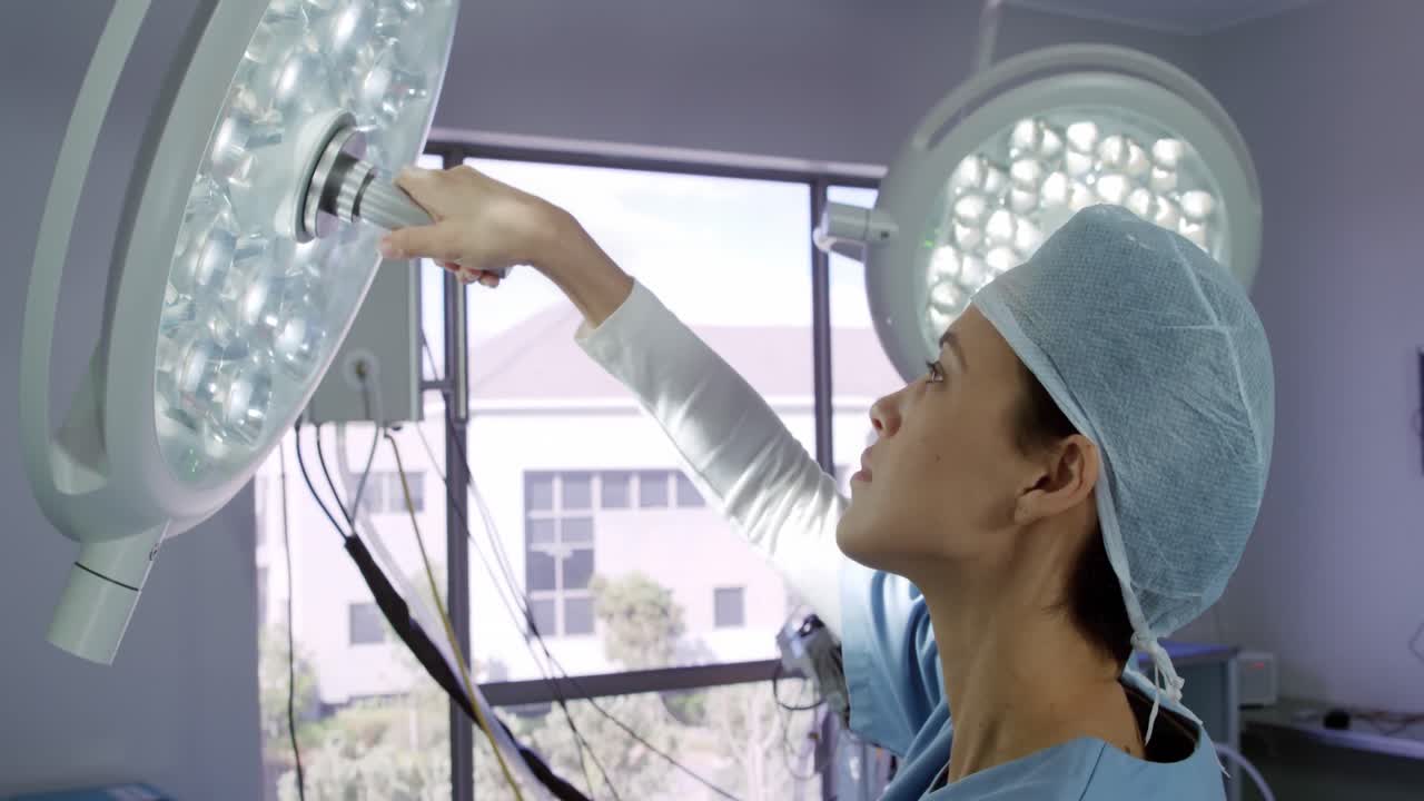 profesional médico que trabaja en un hospital