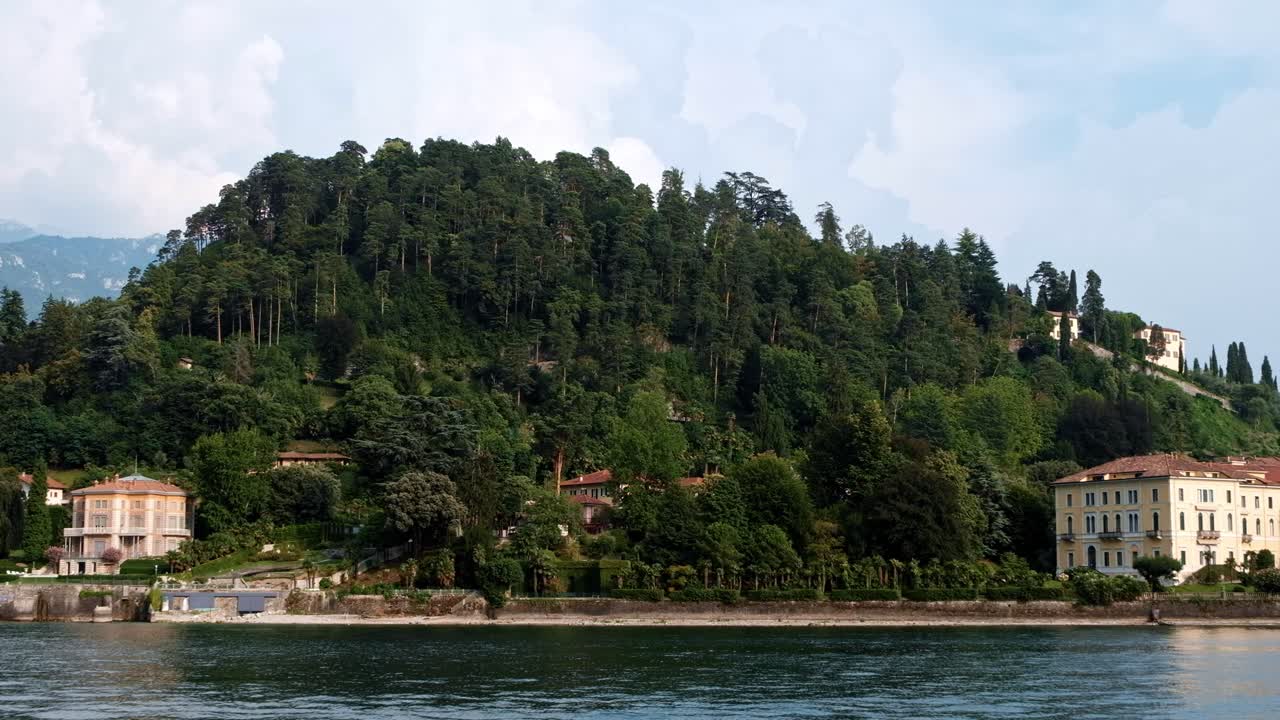 Main view of Bellagio town and lake Como in Lombardy, Italy