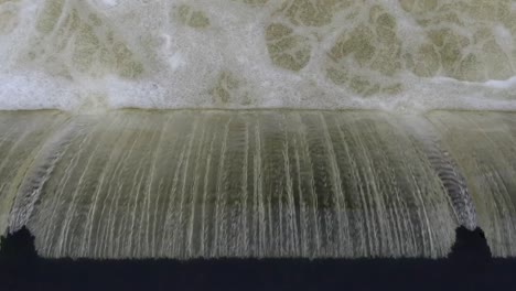 aerial view of a dam