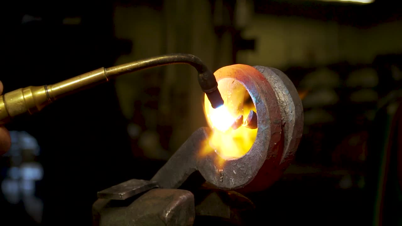 Blacksmith Metal Forging In 120fps Slow Motion
