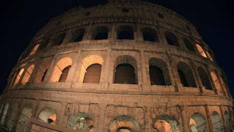 sightseeing of rome coliseum at night