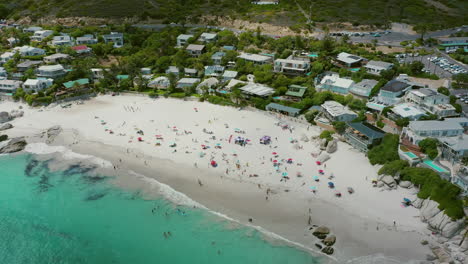 4k drone footage of clifton beach along