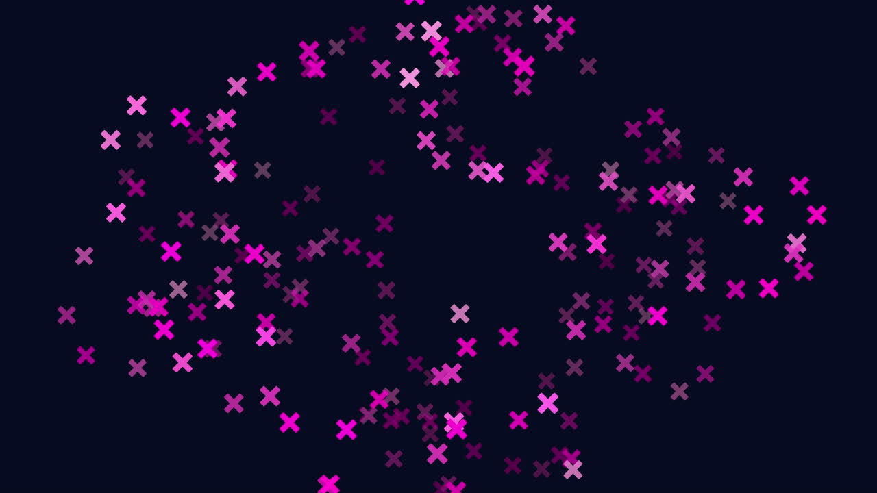 confeti colorido volando en el espacio negro