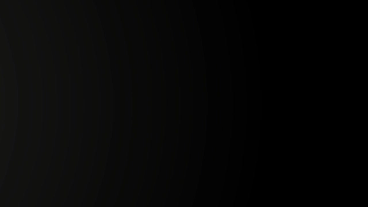 Abstract White Circular Shape Expanding on Black Background