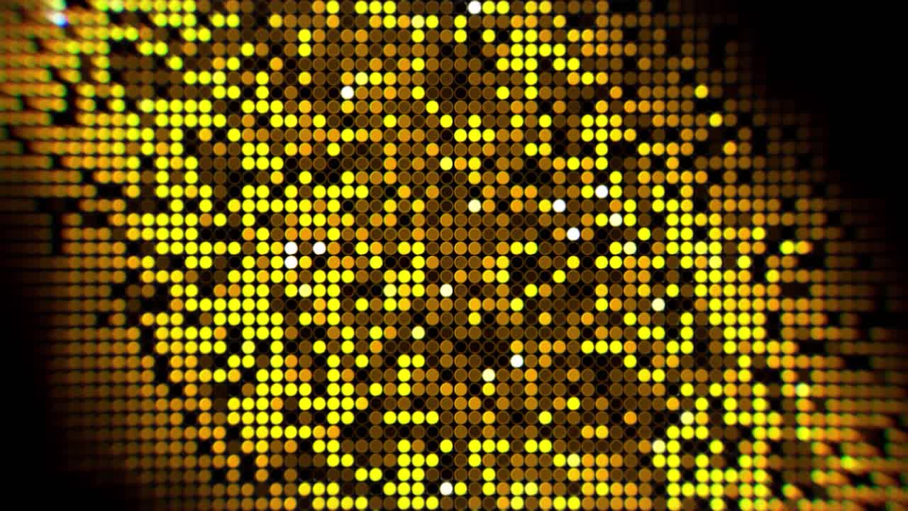 Gold Circle Pattern Background