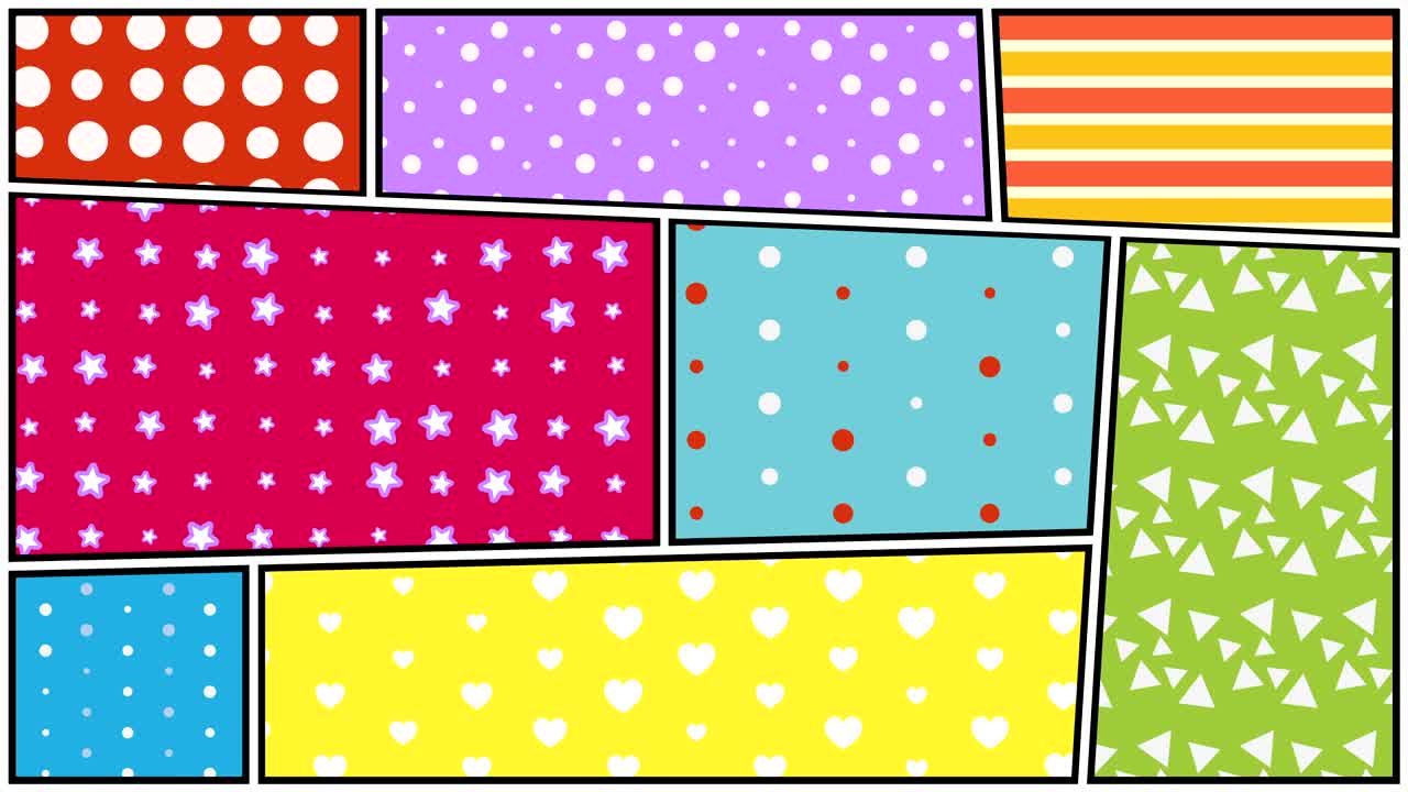 Pop art pattern background
