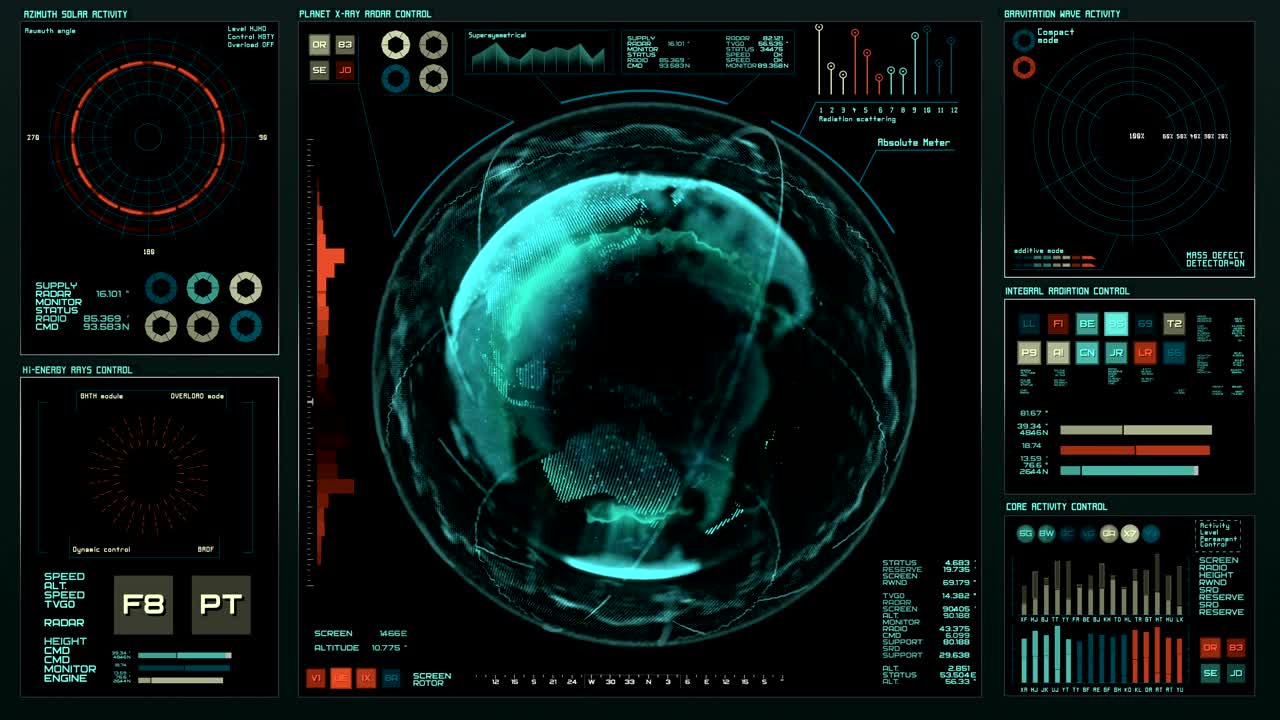 Futuristic interface | HUD | Digital screen