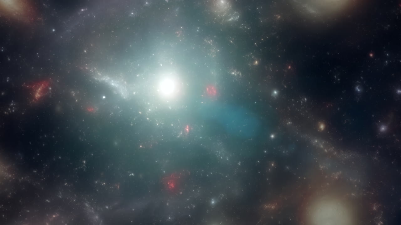 majestuoso viaje espacial a través del colorido cosmos lleno de planetas y galaxias