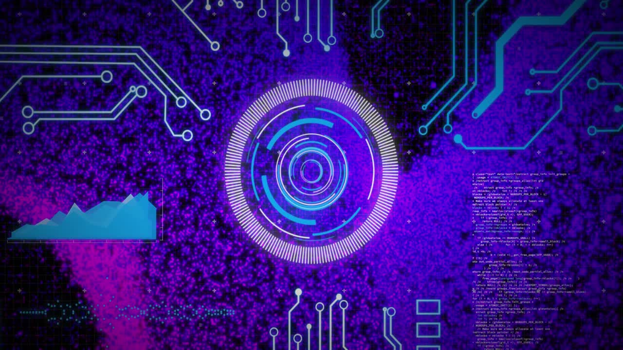 Animation of scope scanning and data processing over computer circuit board