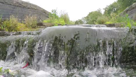 Dammwasserstraße-Mit-Fließendem-Wasser