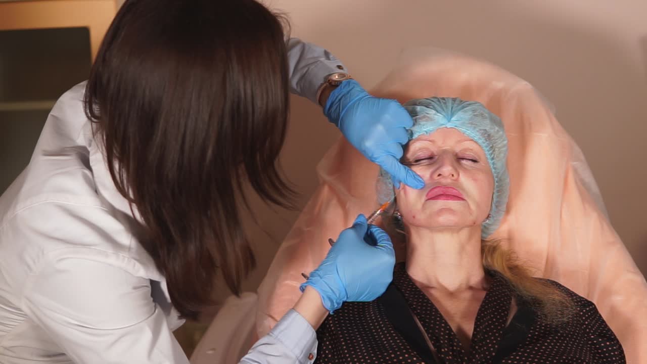 procedimiento de inyecciones faciales