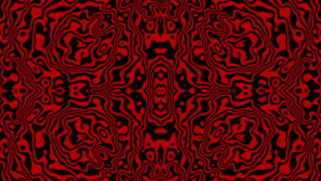 Fondo-Rojo-Y-Negro-Abstracto---Remolinos-Psicodélicos:-Un-Caos-Fluido-Simétrico-Fractal-Retro