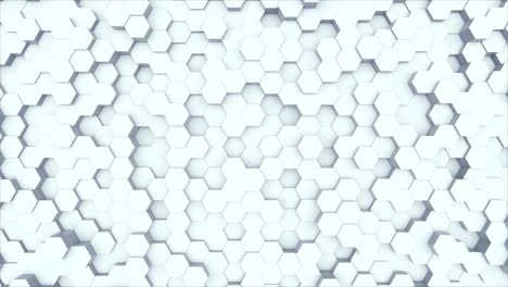 abstract white hexagonal pattern