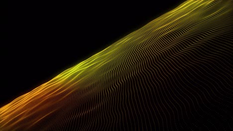 colorful looped abstract particle field background with alpha channel 4k