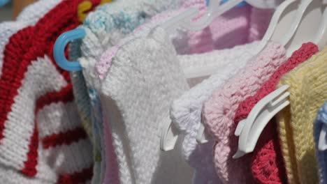 baby clothes display