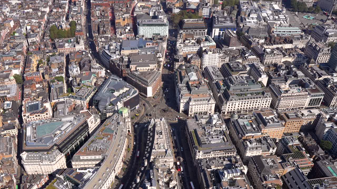 피카 ⁇ 리 서커스, 에로스, 소호, 런던, 영국 의 공중 사진