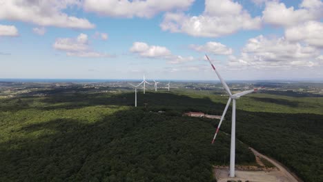 Aerial-Drone-Wind-Turbine-Ecological-Green-Energy