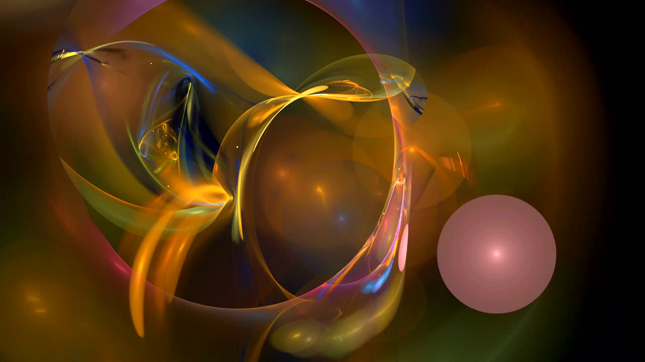 fondo de movimiento abstracto de bolas coloridas