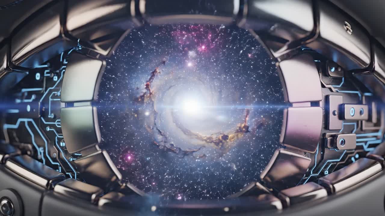 A Galaxy Viewed Through a Robotic Eye