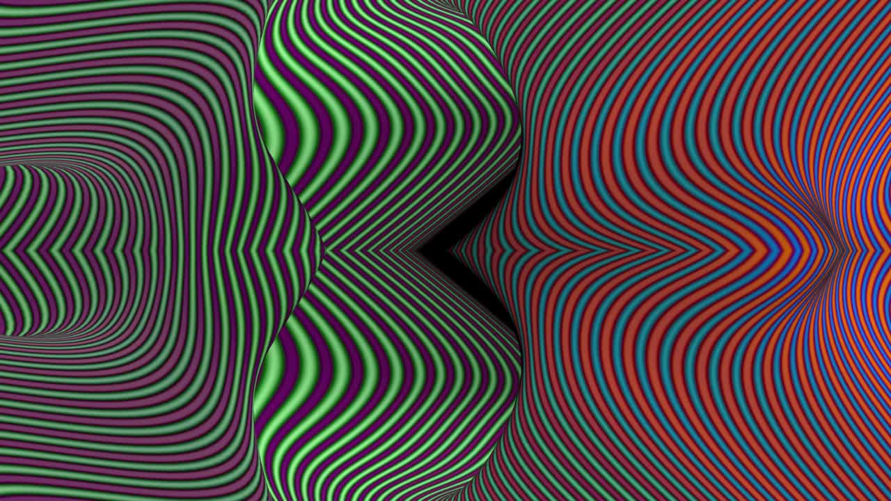 las rayas elásticas en 3d son un telón de fondo animado.