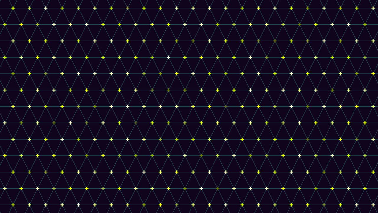 Abstract black and green geometric pattern with white dots, composed of interconnected squares and rectangles arranged in a grid formation