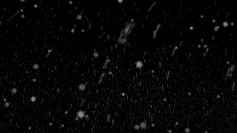 animación de paisajes de invierno