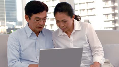 Pareja-Mirando-La-Computadora-Juntos