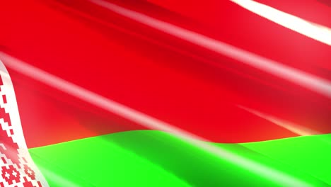 belarus holiday flag - loop animation