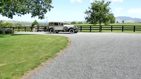 shot of white wedding car or limo