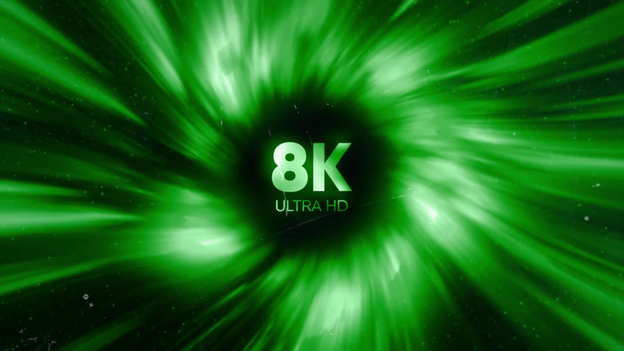 8k ultra hd 녹색 추상적인 배경
