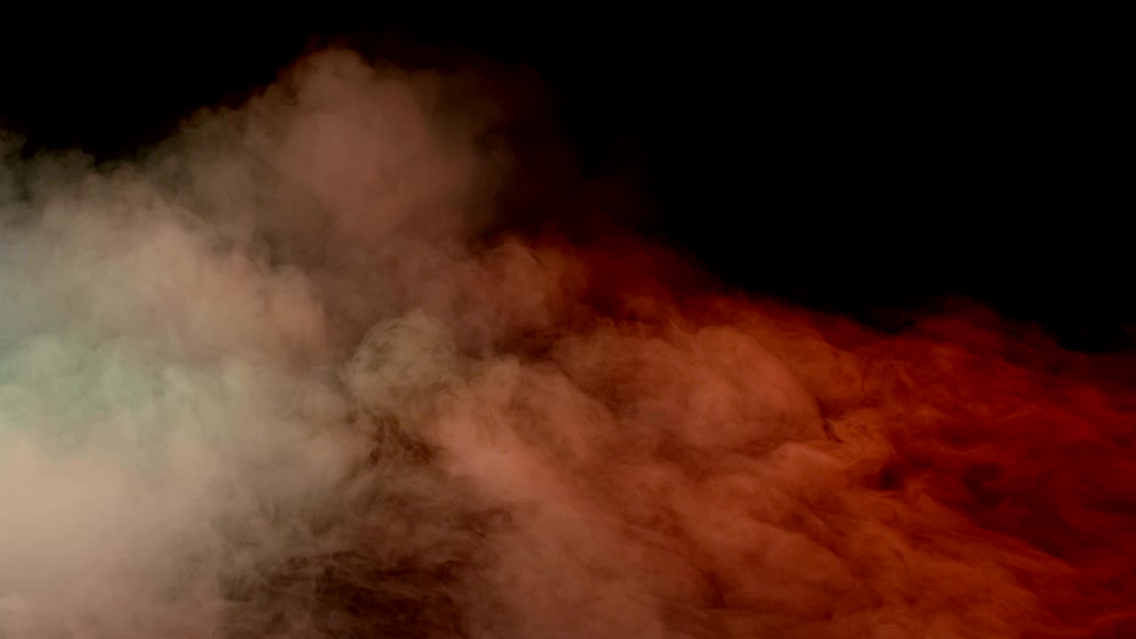 nubes de humo de hielo seco realista