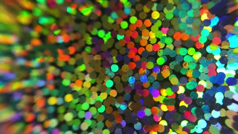 animación de bokeh de colores