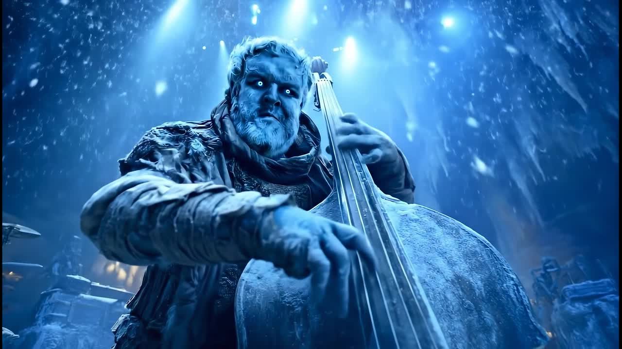 Night King playing bass