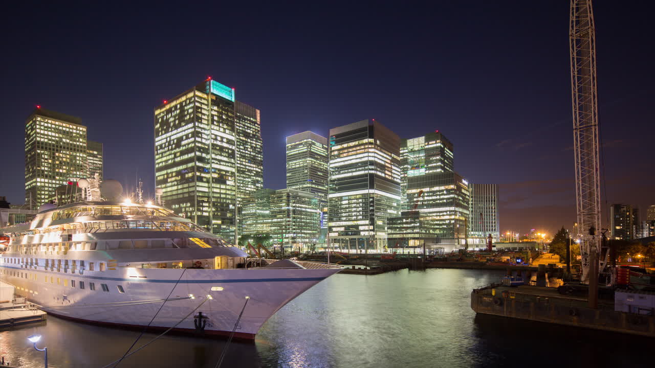 도크 랜드 보트 밤 4k 00