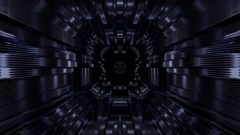 diseño de marco de alambre atmosférico corredor de túnel con luces y sombras ilustración 3d en vivo papel tapiz fondo de movimiento muestras visuales vj bucle