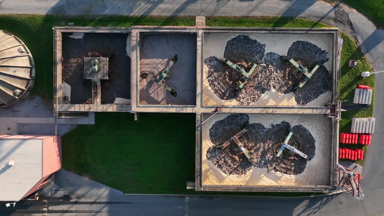 tratamiento de aguas residuales y aguas residuales en la planta de fábrica