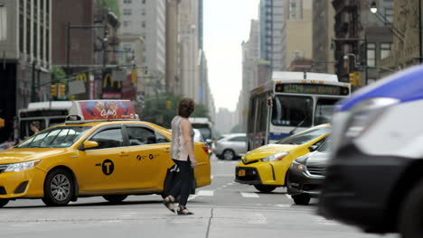 new york crossing, columbus and 8th mid-shot